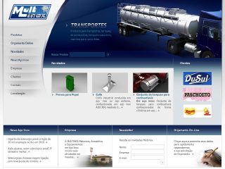 Thumbnail do site Multinox Contato - Equipamentos em Ao Inox.