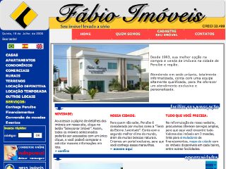 Thumbnail do site Fábio Imóveis