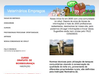 Thumbnail do site Veterinrios Empregos