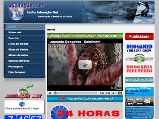 Thumbnail do site Rdio Adorao Net
