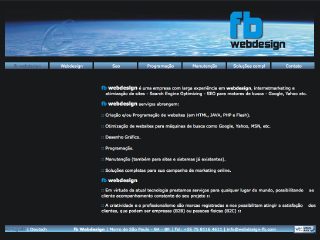 Thumbnail do site FB Webdesign - Profissionais em Online Marketing