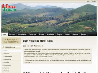 Thumbnail do site Hotel Itália