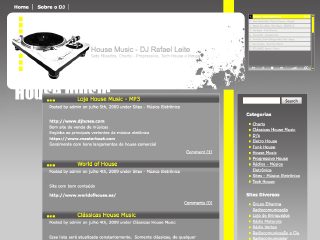 Thumbnail do site House Music - DJ Rafael Leite