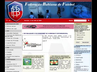 Thumbnail do site F.B.F. - Federação Baiana de Futebol