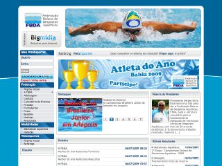 Thumbnail do site F.B.D.A. - Federação Bahiana de Desportos Aquáticos